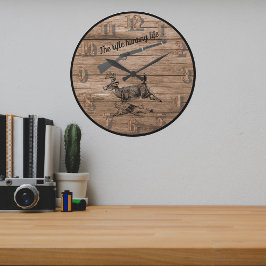 Rifle Hunting Life Bossen Buck en Lever Rifle Grote Klok