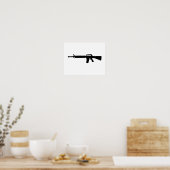 Rifle M4 Poster (Keuken)