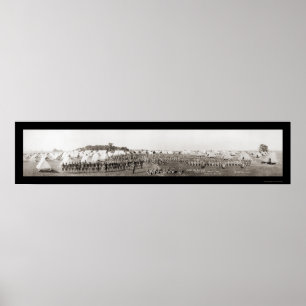 Rifle Range Army WWWI Foto 1913 Poster