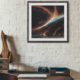 Rift in Interstellar Space Premium Wrapped Canvas Afdruk