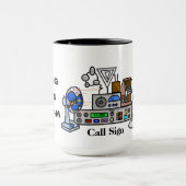 Rig maakt de Mok van de Ham Coffee (Midden)