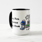 Rig maakt de Mok van de Ham Coffee (Voorkant links)