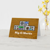 Rig-O-Mortis Ham Radio Verjaardag Kaart (Gele Bloem)