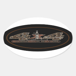 RIG UP CAMO Olieveld Ovale Sticker