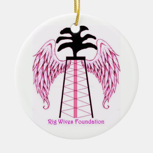 Rig Wives Keramisch Ornament (Voorkant)