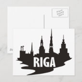 Riga Briefkaart (Voorkant / Achterkant)