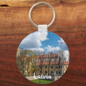 Riga Castle in Riga, Letland Sleutelhanger (Voorkant)