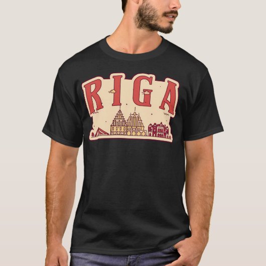 Riga City T-shirt (Voorkant)