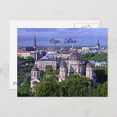 Riga, Letland cityscape Briefkaart (Voorkant / Achterkant)