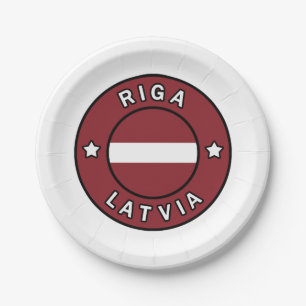 Riga Letland Papieren Bordje