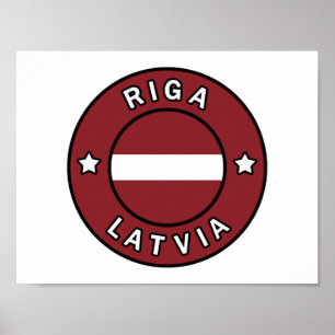 Riga Letland Poster
