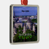 Riga, Letland, pretkerst, Metalen Ornament (Rechts)
