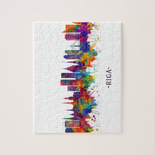 Riga Letland Skyline Legpuzzel