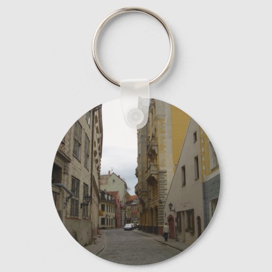 Riga Letland Sleutelhanger (Voorkant)