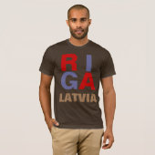 RIGA LETLAND T-SHIRT (Voorkant volledig)