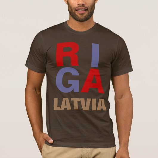 RIGA LETLAND T-SHIRT (Voorkant)