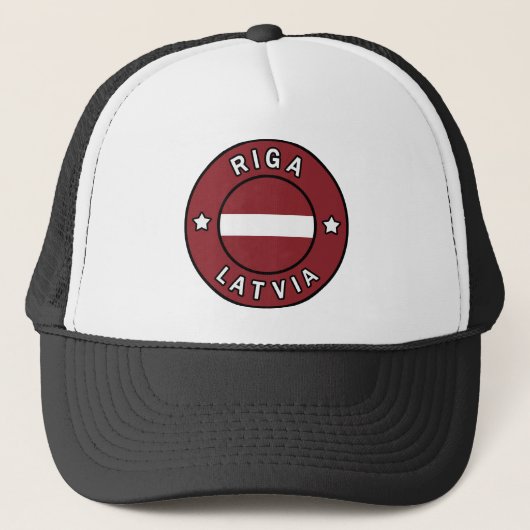 Riga Letland Trucker Pet (Voorkant)