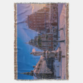 Riga Town Hall Square in de winter Deken (Voorkant Verticaal)