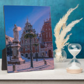 Riga Town Hall Square in de winter Fotoplaat (Zijkant)