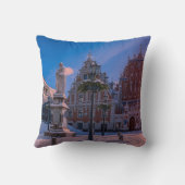 Riga Town Hall Square in de winter Kussen (Achterkant)