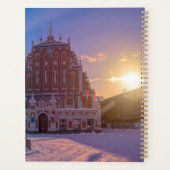 Riga Town Hall Square in de winter Planner (Achterkant)