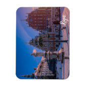 Riga Town Hall Square op winterplein Magneet (Verticaal)