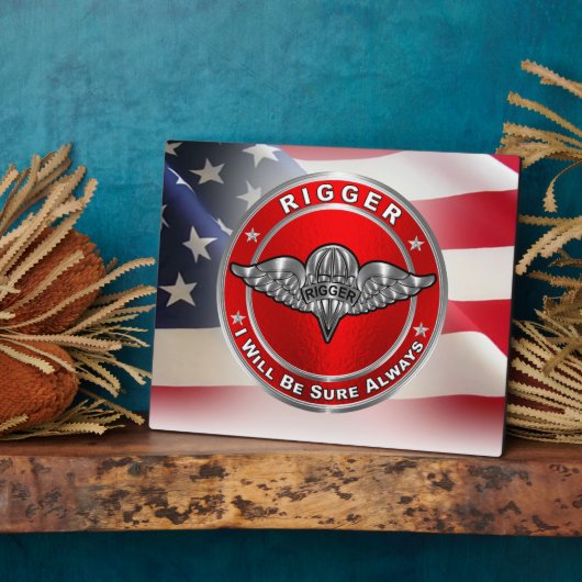 Rigger Army Veteran Fotoplaat (Zijkant)