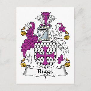 Riggs Family Crest Briefkaart