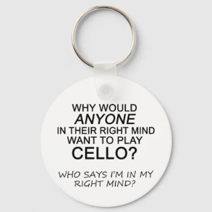 Right Mind Cello Sleutelhanger