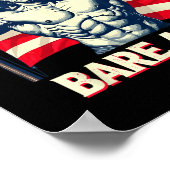 Right To Bare Arms George Washington Bodybuilder G Poster (Hoek)