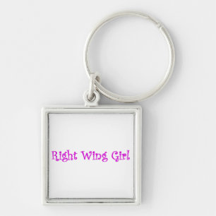 Right Wing Girl Sleutelhanger