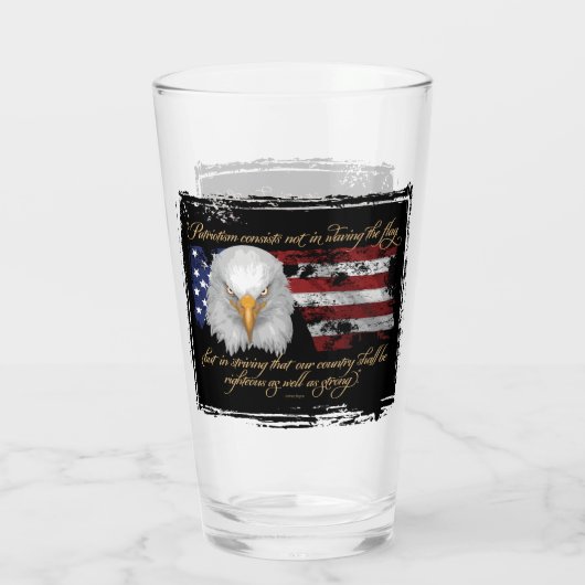 Righteous Patriotisme Glas (Achterkant)