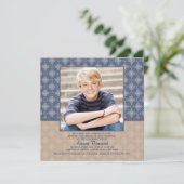 Righteous Photo Religious Uitnodiging (Staand voorkant)