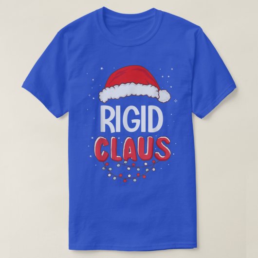 Rigid Santa Claus Christmas Matching Costume  T-shirt (Design voorkant)