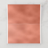 Rij 20s Grote Gatsby Copper Art Deco Wedding (Binnenkant ongevouwen)