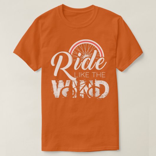 Rij als de wind als het windenergiecadeau t-shirt (Design voorkant)