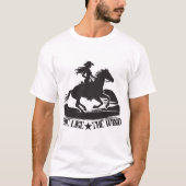 RIJ ALS DE WIND T-SHIRT (Voorkant)