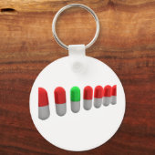 rij capsules Sleutelhanger (Voorkant)