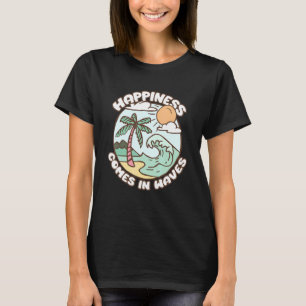 Rij de golven die golven die rondrennen t-shirt