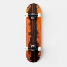 Rij de horizon skateboard