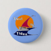 Rij de tij ronde button 5,7 cm (Voorkant)