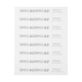 Rij Evergreen Trees retourneert adreslabels (Vel)