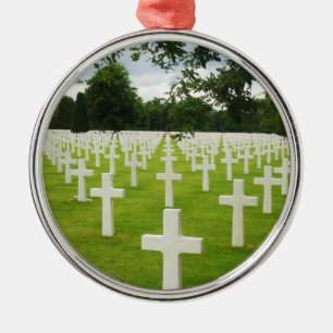 Rij hoofdstenen nationaal kerkhof Arlington Metalen Ornament