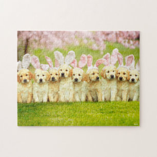 Rij Konijn Puppy's Legpuzzel