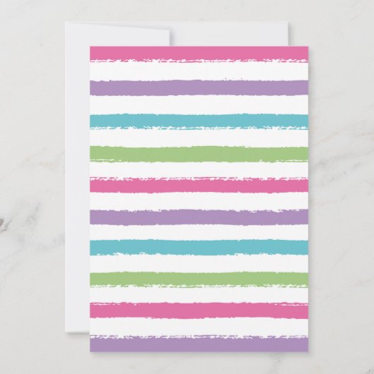 Rij langs, verjaardagsparade kaart (Achterkant)