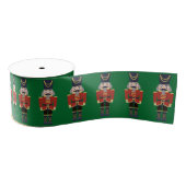 Rij met de Rode kerstbont Grosgrain Lint (Spoel)