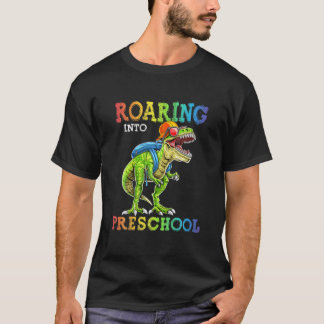 Rij naar voorschoolse dinosaurus t Rex terug naar  T-shirt
