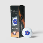 Rij uw Destiny Custom Text Golf Ball Golfballen (Verpakking)