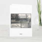 Rij van Bomen Kaart (Achterkant)