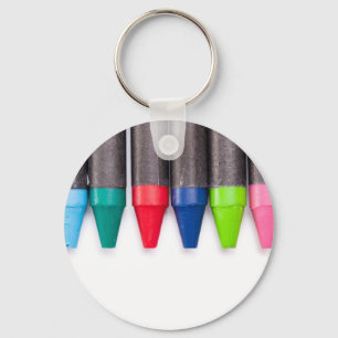 Rij van Crayons Sleutelhanger